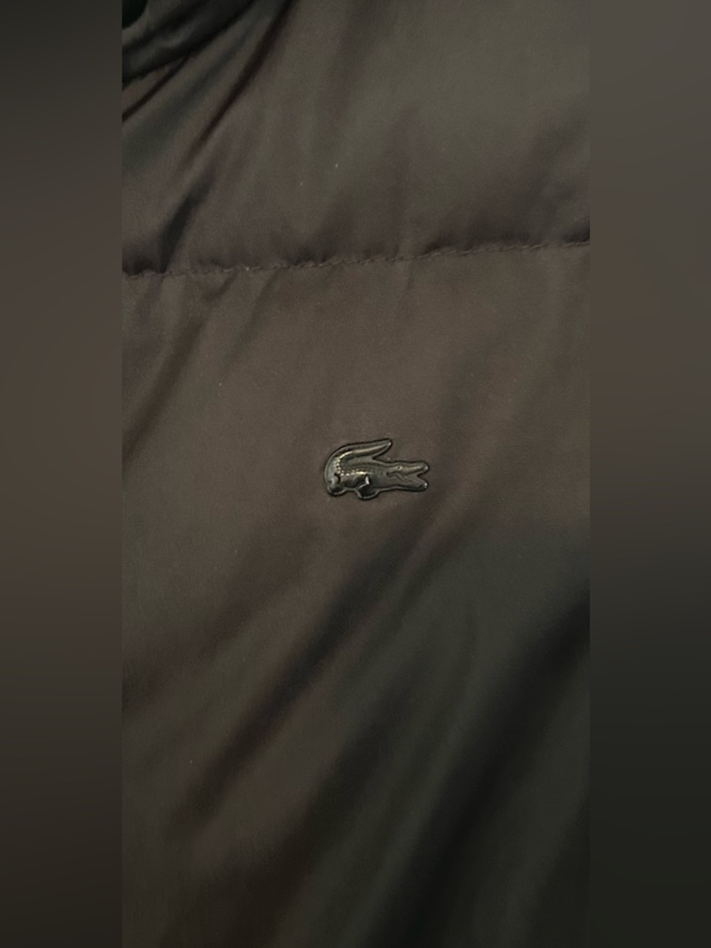 🎉 Host Pick 🎉 Lacoste Black Puffer Jacket with High Collar - Picture 3 of 13